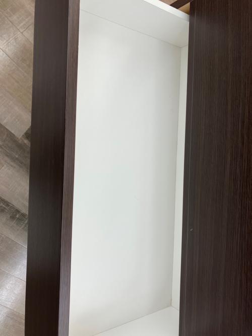 ニトリ 5段チェスト ハイチェスト フォウ80 DBR ブラウン