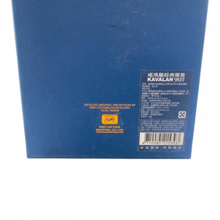 KAVALAN (カバラン) SOLIST シングルモルトウイスキー 小瓶付 700ml