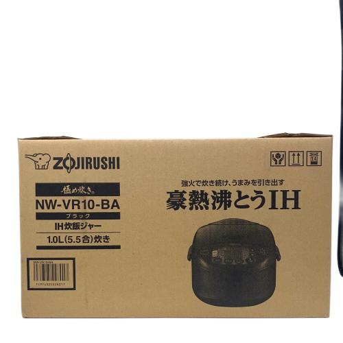 象印 (ゾウジルシ) IH炊飯ジャー NW-VR10-BA 5.5合(1.0L)