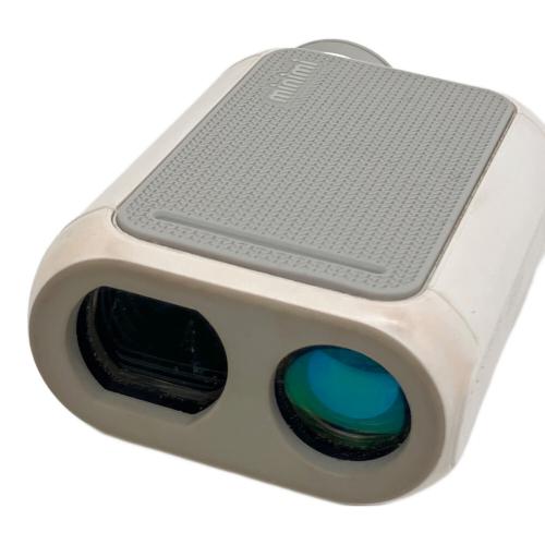 GOLFZON ゴルフ距離測定器 本体のみ ホワイト Caddy Talk minimi