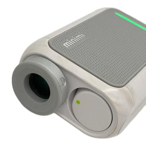 GOLFZON ゴルフ距離測定器 本体のみ ホワイト Caddy Talk minimi