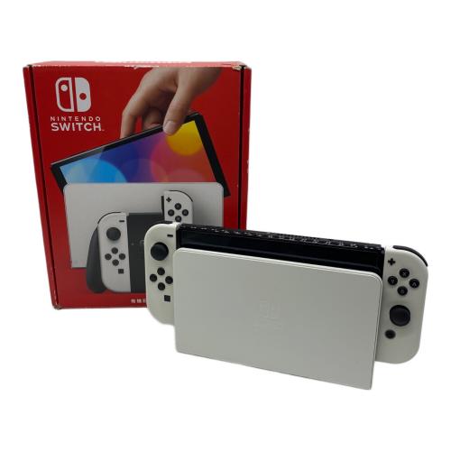 Nintendo (ニンテンドー) Nintendo Switch(有機ELモデル) HEG-001 スティック変形・キズ有 JOY-CONストラップ/セーフティガイド欠品