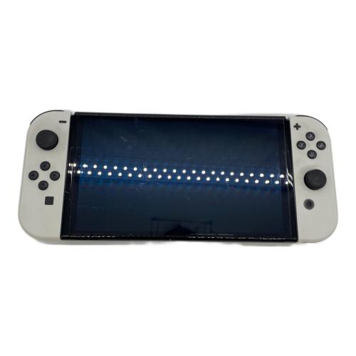Nintendo (ニンテンドー) Nintendo Switch(有機ELモデル) HEG-001 スティック変形・キズ有 JOY-CONストラップ/セーフティガイド欠品