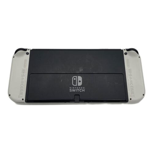 Nintendo (ニンテンドー) Nintendo Switch(有機ELモデル) HEG-001 スティック変形・キズ有 JOY-CONストラップ/セーフティガイド欠品