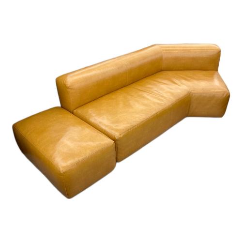 コーナーソファー キャメル