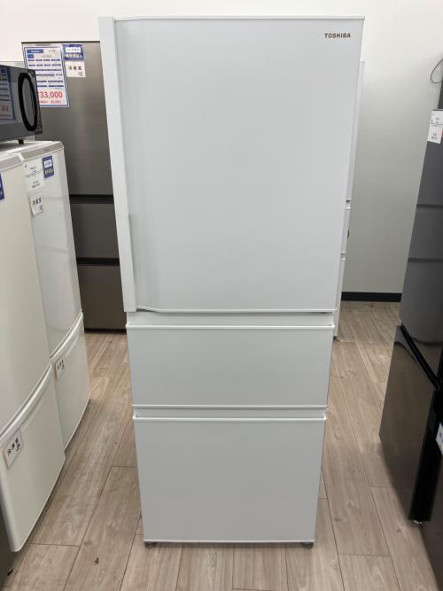 TOSHIBA (トウシバ) 3ドア冷蔵庫 GR-U33SC 2023年製 326L
