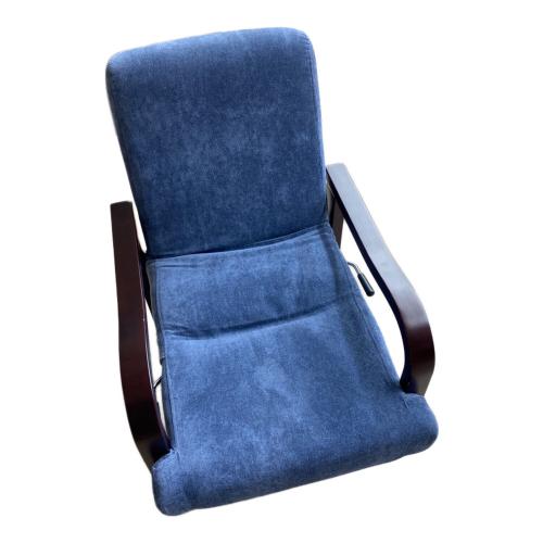 FRANCE BED (フランスベッド) リクライニングチェアー ネイビー×ダークブラウン 円背サポートチェアENN