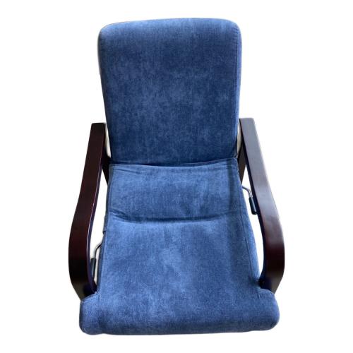 FRANCE BED (フランスベッド) リクライニングチェアー ネイビー×ダークブラウン 円背サポートチェアENN