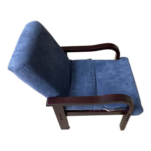 FRANCE BED (フランスベッド) リクライニングチェアー ネイビー×ダークブラウン 円背サポートチェアENN