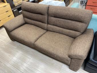 ニトリ 2.5人掛けソファー ブラウン Nポケット