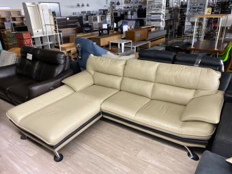 ニトリ コーナーソファー 幅約240 ベージュ ロゾ