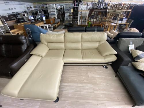 ニトリ コーナーソファー 幅約240 ベージュ ロゾ