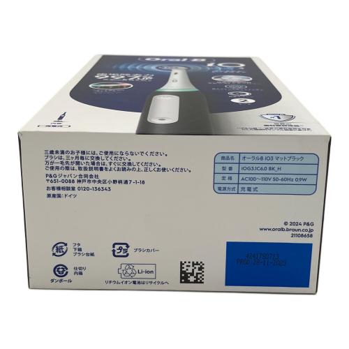 Oral-B (オーラルビー) 電動歯ブラシ iOG3.1C6.0 BK H マットブラック
