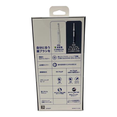 Oral-B (オーラルビー) 電動歯ブラシ iOG3.1C6.0 BK H マットブラック