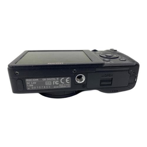 RICOH (リコー) コンパクトデジタルカメラ GR DIGITAL IV キズ有
