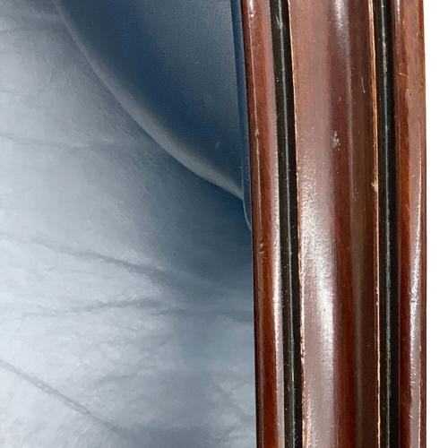 MARUNI (マルニ) 1人掛けソファー ブラウン×ブルー KENT-COURT