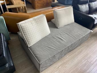 SPIGA (スピーガ) 2人掛けソファー 53 グレー×ホワイト