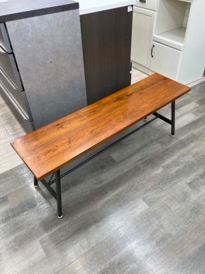 ダイニングベンチ ブラウン×ブラック