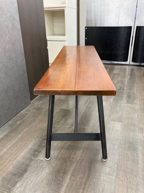 ダイニングベンチ ブラウン×ブラック