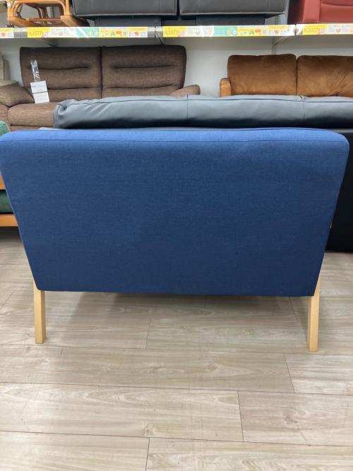 ニトリ 2人掛けソファー 187 ブルー