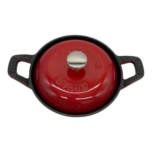 Staub (ストウブ) ラウンドココット 12cm レッド ヴィンテージシリーズR