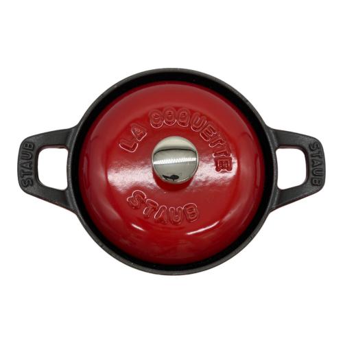 Staub (ストウブ) ラウンドココット 12cm レッド ヴィンテージシリーズR