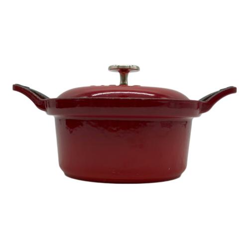Staub (ストウブ) ラウンドココット 12cm レッド ヴィンテージシリーズR