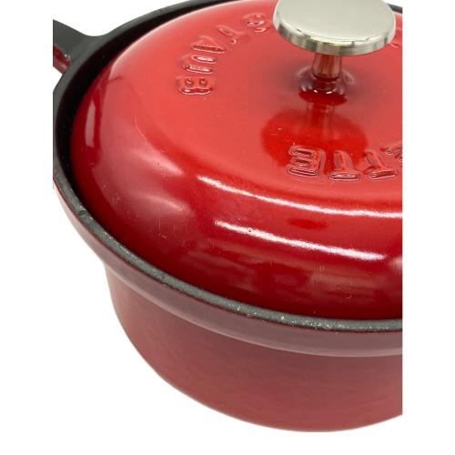 Staub (ストウブ) ラウンドココット 12cm レッド ヴィンテージシリーズR