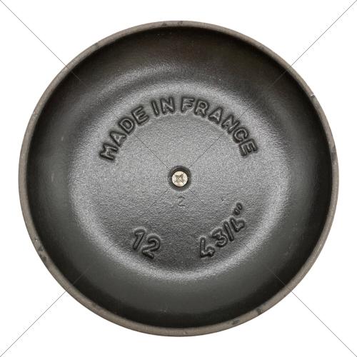 Staub (ストウブ) ラウンドココット 40501-020 12cm ブラック ヴィンテージシリーズR