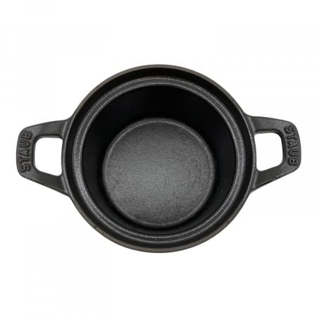 Staub (ストウブ) ラウンドココット 12cm グレー ヴィンテージシリーズ