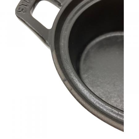 Staub (ストウブ) ラウンドココット 12cm グレー ヴィンテージシリーズ