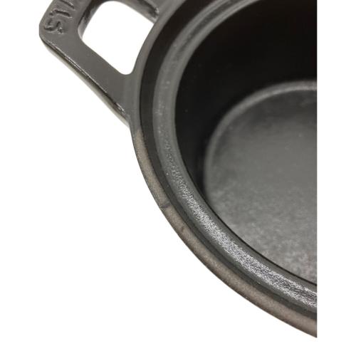 Staub (ストウブ) ラウンドココット 12cm グレー ヴィンテージシリーズR
