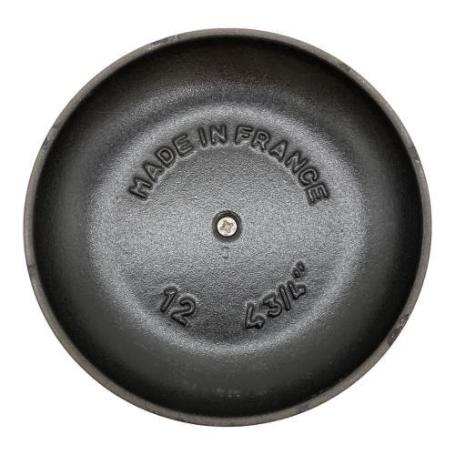 Staub (ストウブ) ラウンドココット 12cm グレー ヴィンテージシリーズR