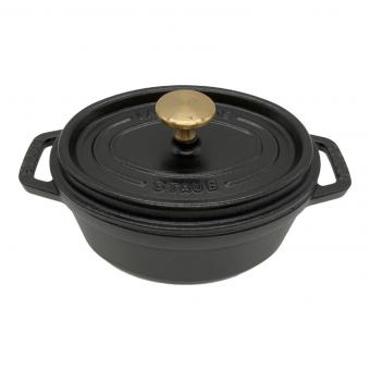 Staub (ストウブ) ピコ・ココット・オーバル 17cm ブラック
