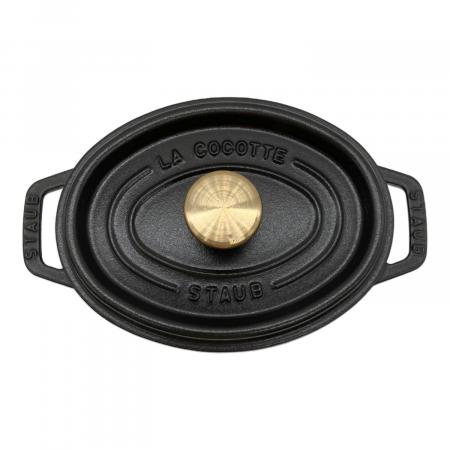 Staub (ストウブ) ピコ・ココット・オーバル 17cm ブラック