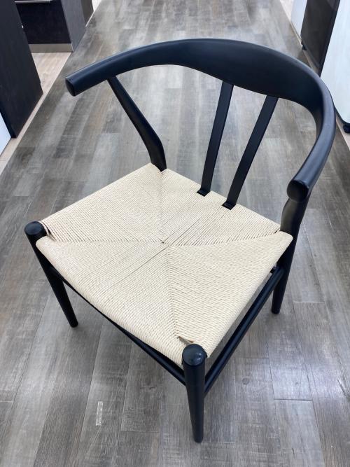 チェア 167 ブラック×ベージュ