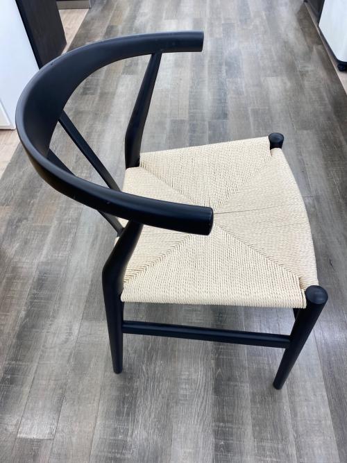 チェア 167 ブラック×ベージュ