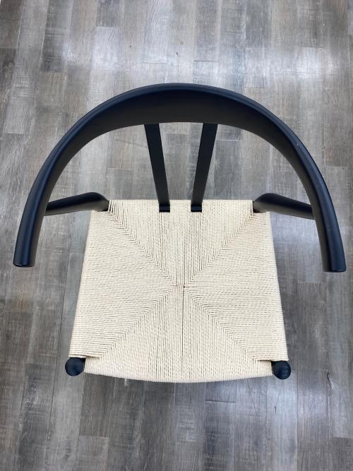 チェア 167 ブラック×ベージュ