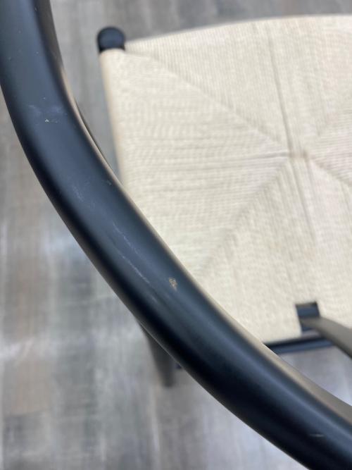 チェア 167 ブラック×ベージュ