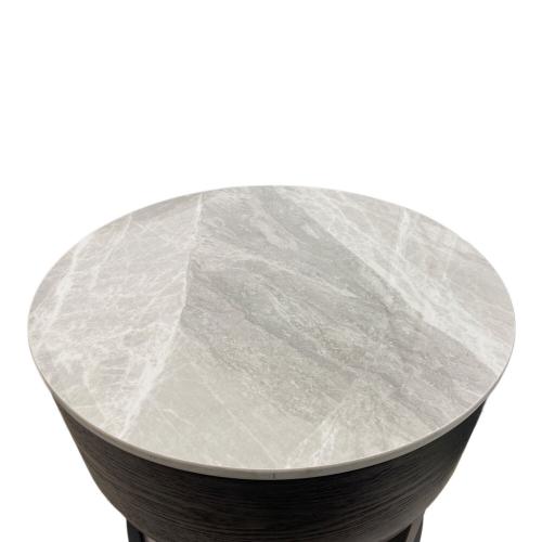 ネストテーブル 大理石調 167 グレー×ブラック