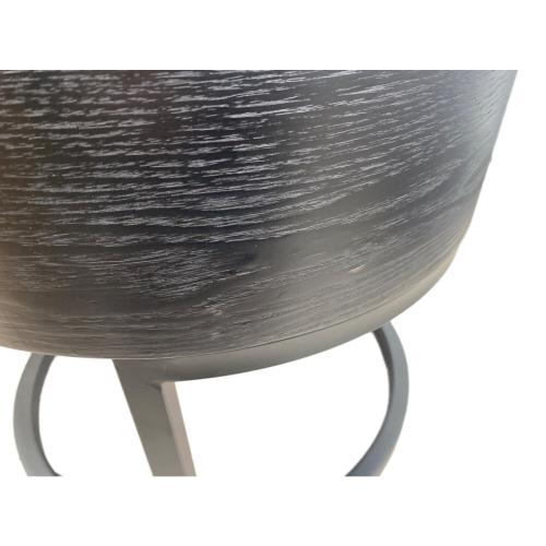 ネストテーブル 大理石調 167 グレー×ブラック