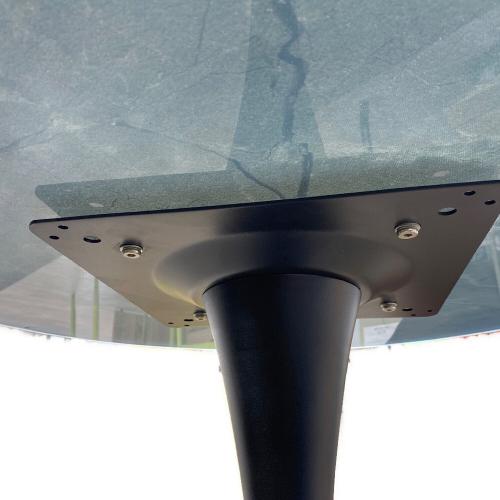 カフェテーブル 大理石調 167 ブラック