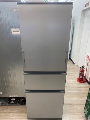 SHARP (シャープ) 3ドア冷蔵庫 SJ-X372P-S 2025年製 展示処分品 374L