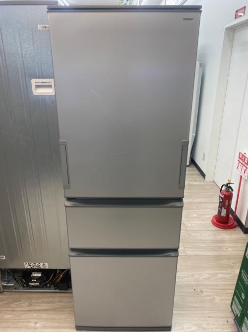 SHARP (シャープ) 3ドア冷蔵庫 SJ-X372P-S 2025年製 展示処分品 374L