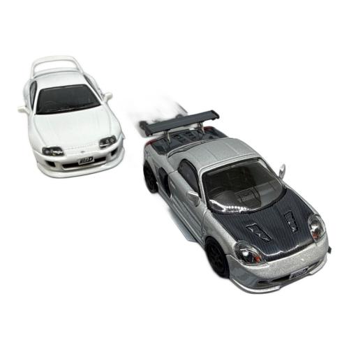 MODELEER'S 頭文字D セットVol.5 小柏カイMR-S & 皆川英雄スープラ モデルカー