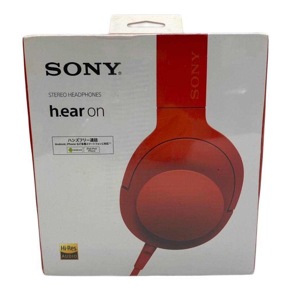 SONY (ソニー) ステレオヘッドホン MDR-100A h.ear on シナバーレッド