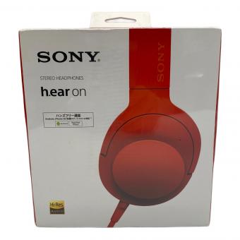 SONY (ソニー) ステレオヘッドホン MDR-100A h.ear on シナバーレッド
