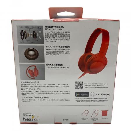 SONY h.ear on MDR-100A /RCシナバーレッド　新品・未開封 SONY h.ear on MDR-100A(R) [シナバーレッド] 価格比較 - 価格.com
