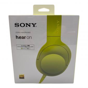 SONY (ソニー) ステレオヘッドホン MDR-100A h.ear on ライムイエロー