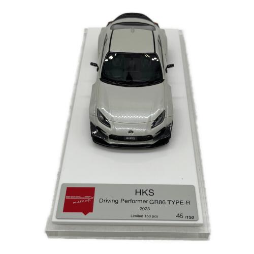 EIDOLON (アイドロン) HKS Driving Performer GR86 Type-R Pearl White Limited 150pcs モデルカー EM732